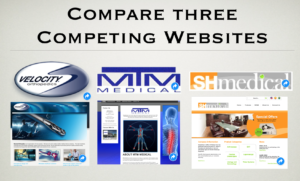 Compare Competing Websites Case Study: Three Medical Device Companies